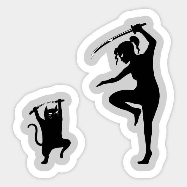 Cat Relationship Goals (Ladies) Sticker by WeFlaps